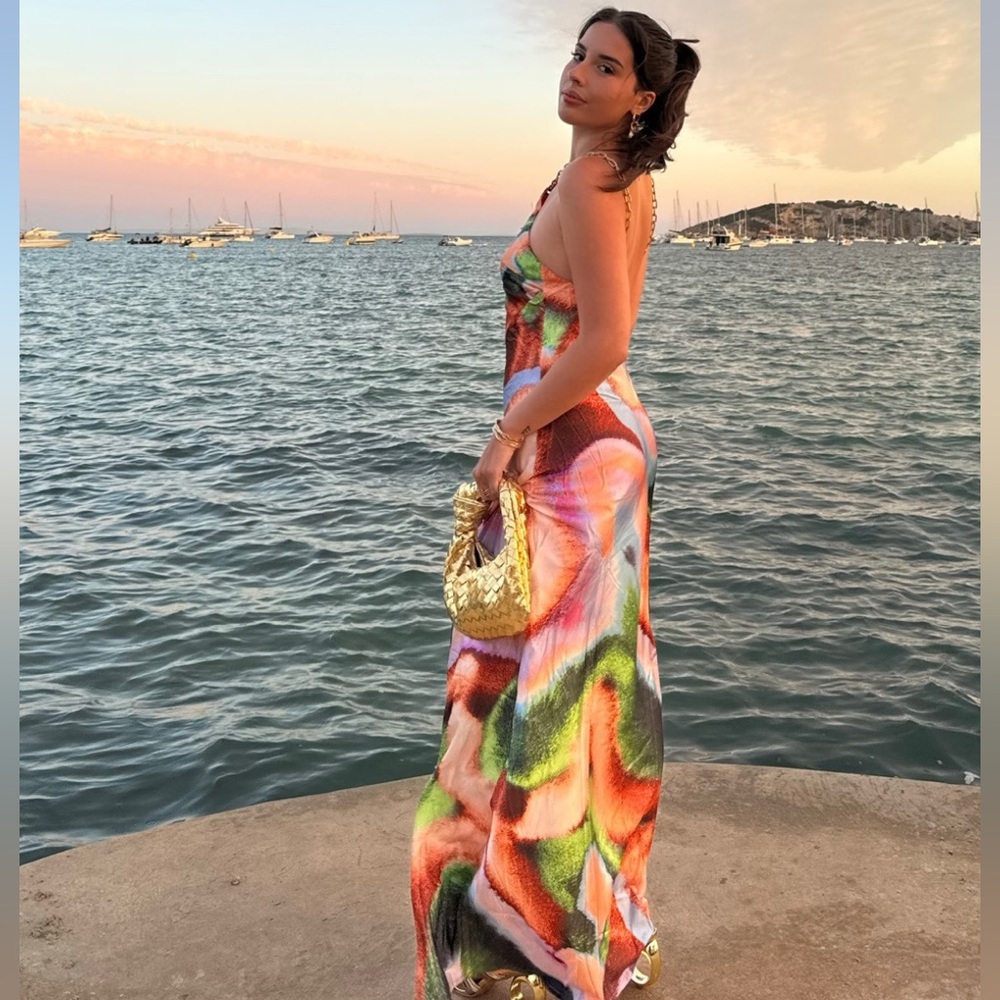 Multicolor Maxi Dress